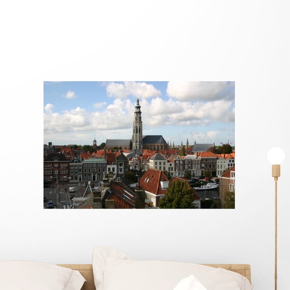 City Maastricht Wall Mural by Wallmonkeys Peel and Stick Graphic (24 in W x 16 in H) WM17163