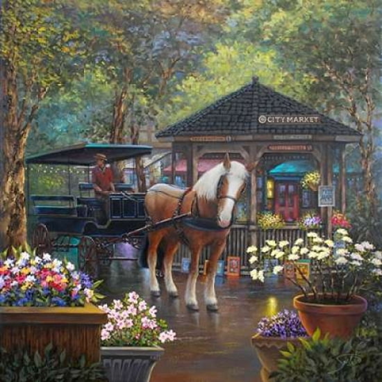 City Market Canvas Art - Sambataro (24 x 24)