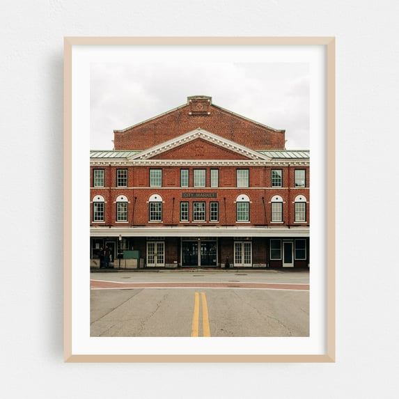 City Market, Roanoke 01 - Roanoke Virginia Photography Oak Framed Wall Art Print 16 x 20 inches