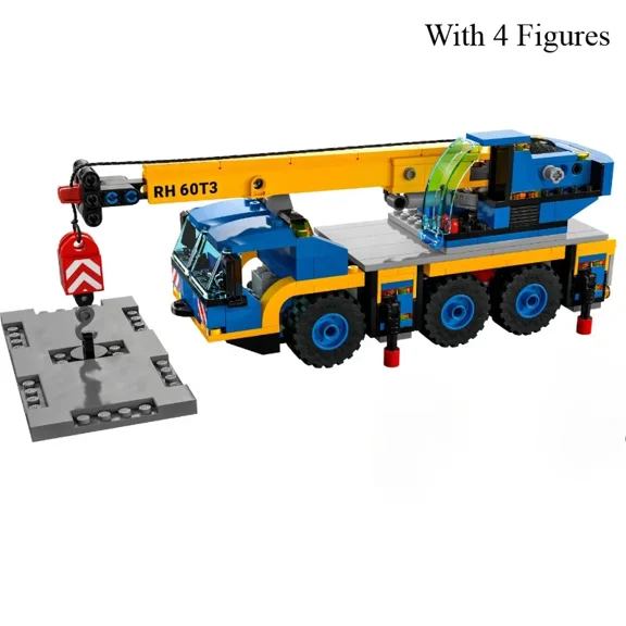 City Mobile Construction Crane Excavator Building Blocks MOC 60409 60324 60420 Assemble Bricks Toys Gift For Children Kids