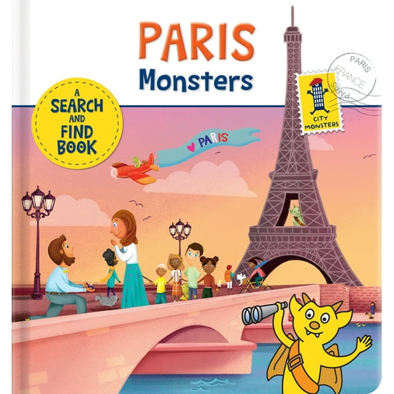 City Monsters Paris Monsters: A Search and Find Book, (Board Book)