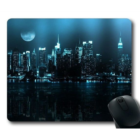 City Night View Mouse pads Gaming Mouse Pad 9.84x7.87 inches