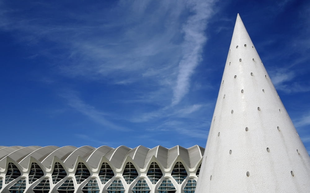 City Of Arts And Sciences (Ciudad De Las Artes Y Las Ciencias) Canvas Art - Mark Thomas Design Pics (38 x 24)