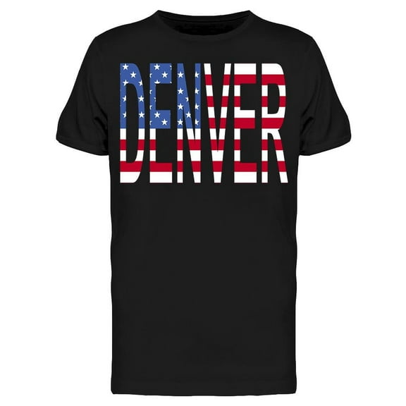 City Of Denver T-Shirt Men -Image by Shutterstock, Male Medium