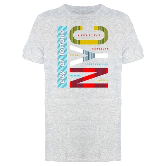 City Of Fortune Nyc Graphic Tee Men's -Image by Shutterstock