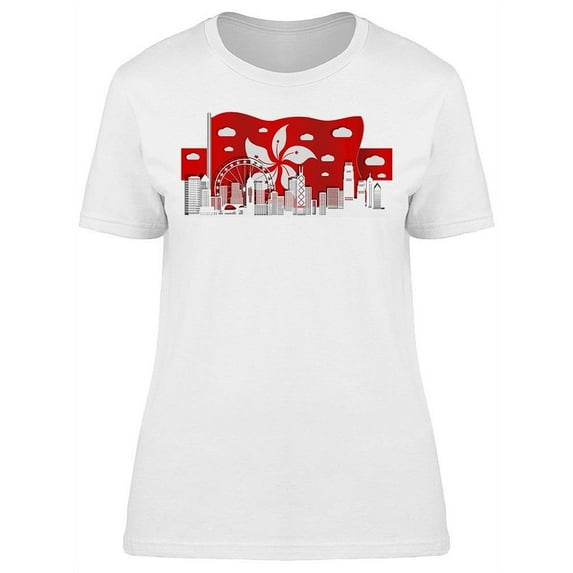 City Of Hong Kong T-Shirt Women -Image by Shutterstock, Female XX-Large