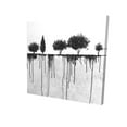 thumbnail image 1 of Begin Home Decor 2080-1616-LA86 16 x 16 in. Ink Bleeding Trees-Print on Canvas, 1 of 3