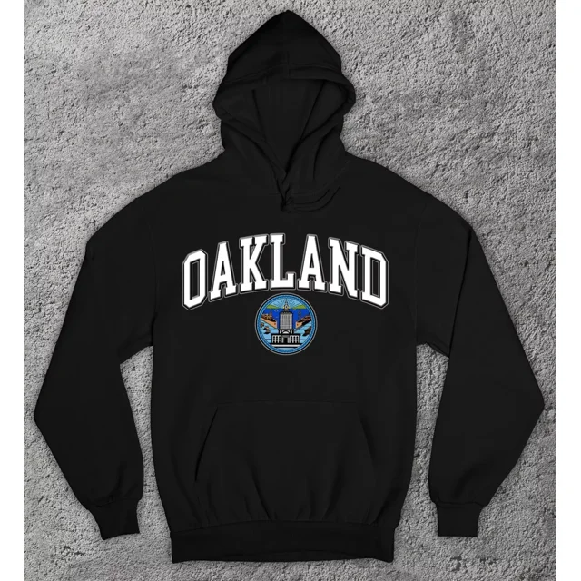 City Of OAKLAND Seal Hoodie Sweatshirt. Alameda County University ...