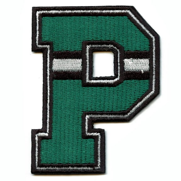 City Of Philadelphia Green P Logo Football Jersey Parody Embroidered Iron On Patch