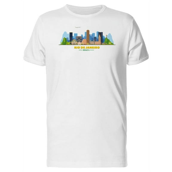 City Of Rio De Janeiro T-Shirt Men -Image by Shutterstock, Male XX-Large