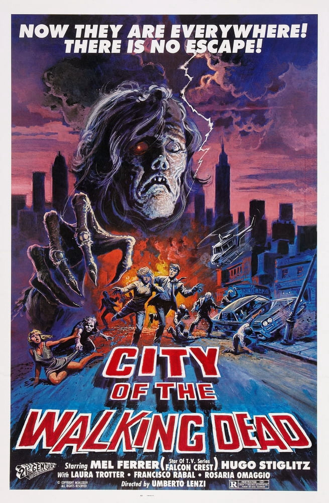 City Of The Walking Dead Canvas Art -  (18 x 24)