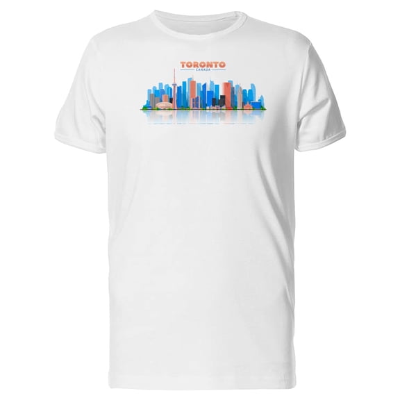 City Of Toronto Illustration T-Shirt Men -Image by Shutterstock, Male x-Large