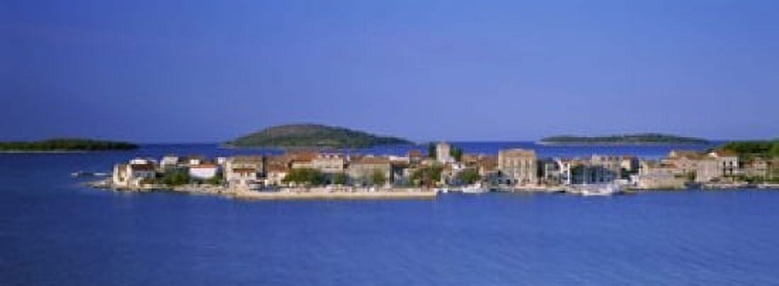 City On The Waterfront Kpapan Sibenik Croatia Canvas Art - Panoramic Images (18 x 7)