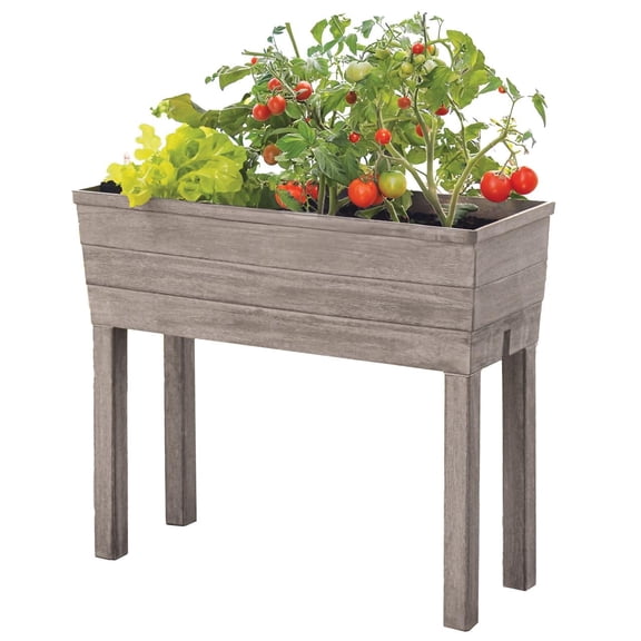 City Pickers High-Rise Elevated Garden Bed - Driftwood