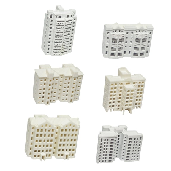 City Planning Building Model Set 1:800 Scale ABS Miniature Architecture for Teaching Display and Desk Decor Use