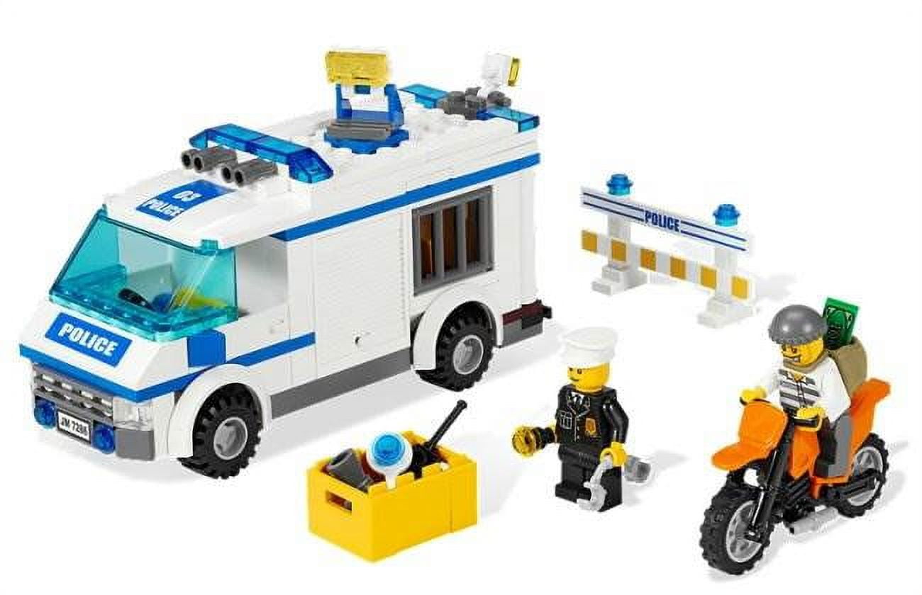 レゴ。パトロールカー。7286 Lego City Police 7286 Prisoner Transport 100% Complete w