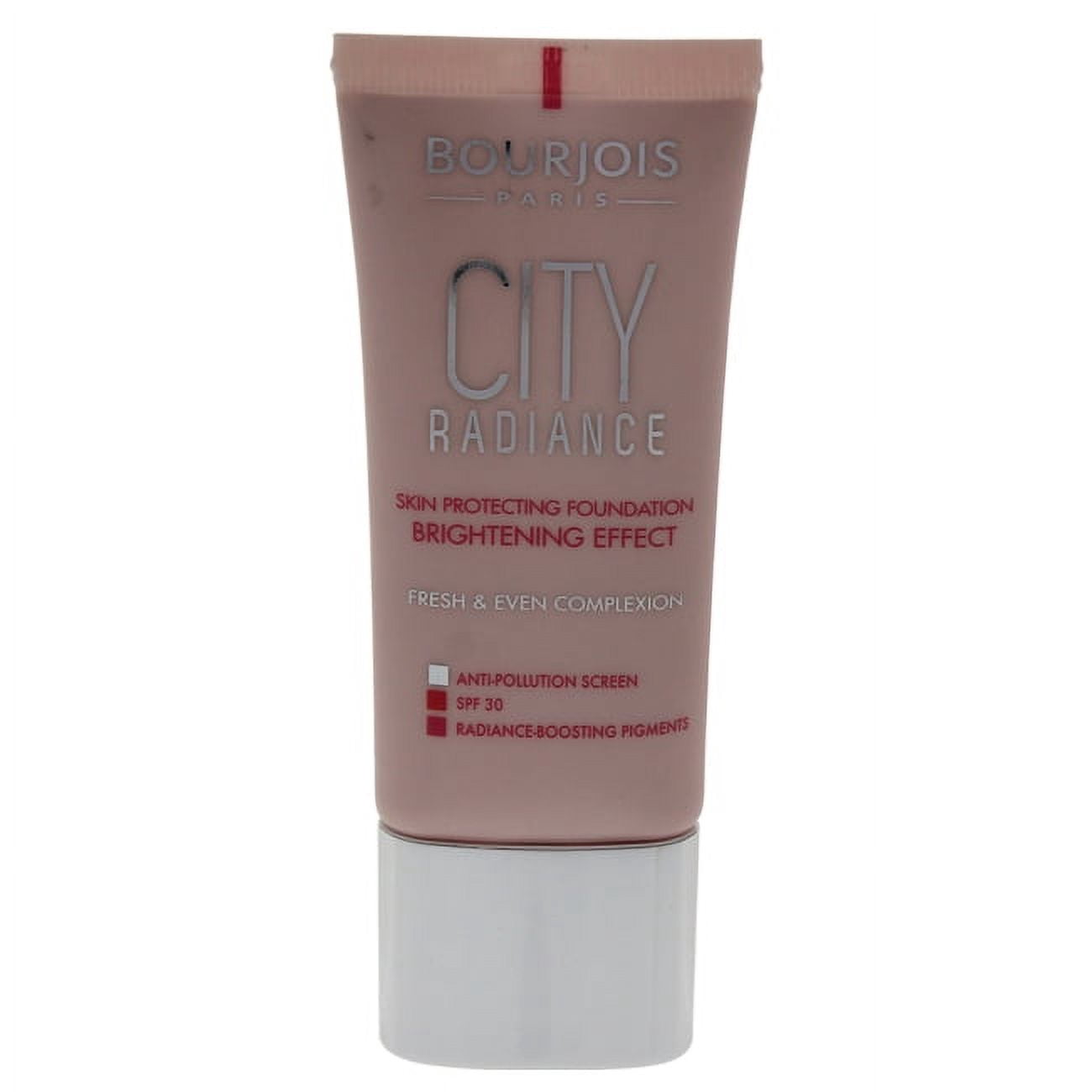 Bourjois City Radiance Foundation – Golden Sun 06, 30 Ml, Mit Aufhellendem Effekt, Für Einen Frischen Teint