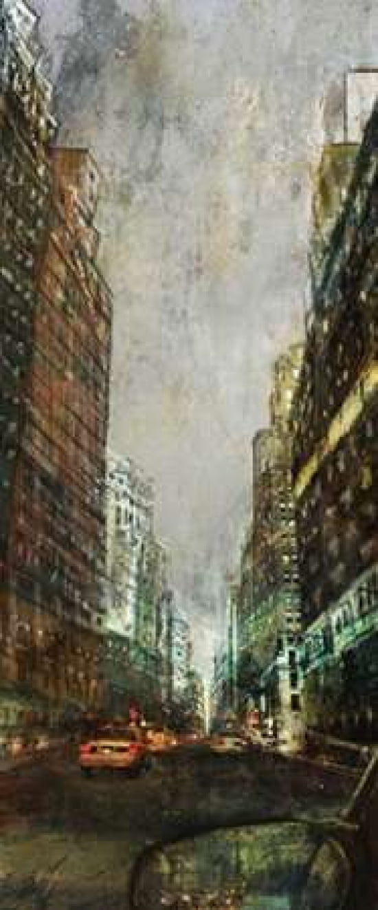 City Ride Canvas Art - Ken Roko (24 x 48)