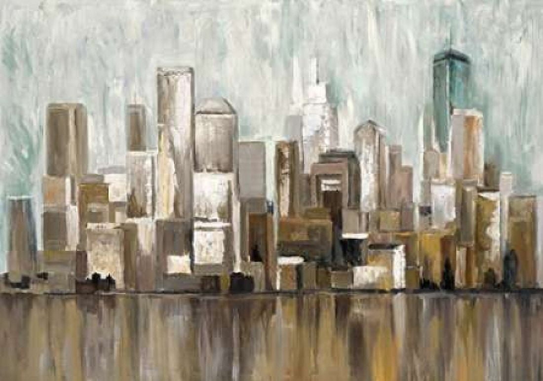 City Scape 2 Canvas Art - Art Atelier Alliance (20 x 28)
