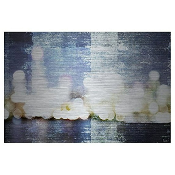 City Scape by Parvez Taj Painting Print on Brushed Aluminum