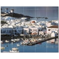 thumbnail image 1 of City Scene Ceramic Tile Mural Kitchen Backsplash Bathroom Shower, 404575-XL54, 1 of 3