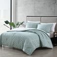 thumbnail image 1 of City Scene Ceres Cotton Green 3 Piece Comforter Set-King, 1 of 5