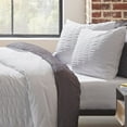 thumbnail image 1 of City Scene Orleans Seersucker White 3 Piece Duvet Cover Set-Full/Queen, 1 of 9