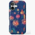 thumbnail image 1 of City Skyline Festive Event iPhone Case 17 through 11 Pro Max, 1 of 2