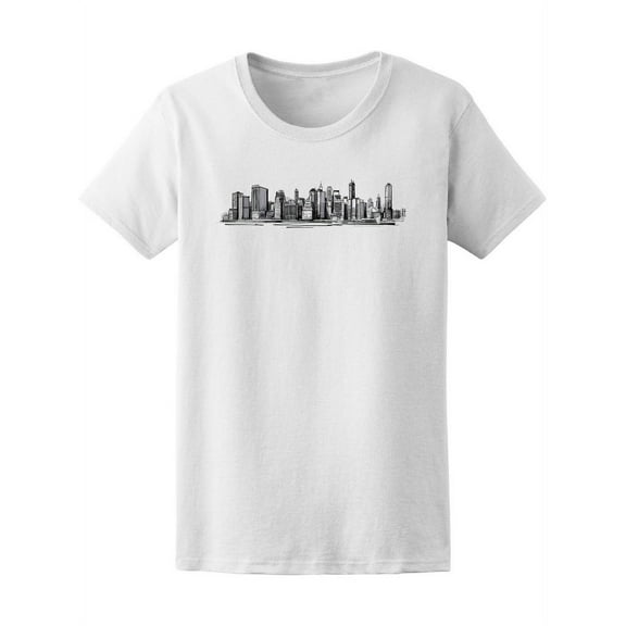 City Skyline Gray T-Shirt Men -Image by Shutterstock, Male Small