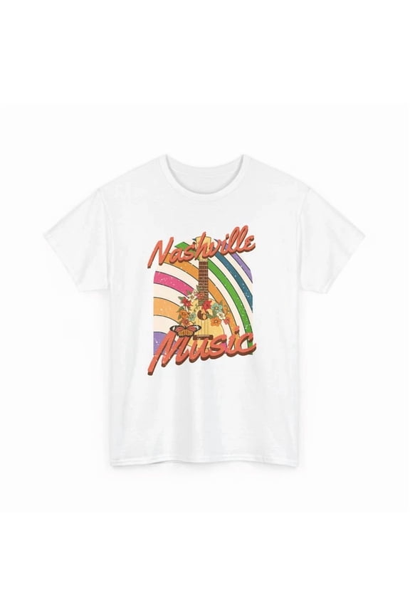 City Skyline T-Shirt S-5XL | Urban Streetwear Tee | Nashville Music City Birthday Gifts; For Men & Women, Vintage Birthday Gift