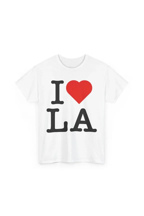 City Skyline T-Shirt, Streetwear Tee, I Love La Los Angeles Shirt Unisex S-5XL Hot Trending Shirt, Vintage Birthday Gift