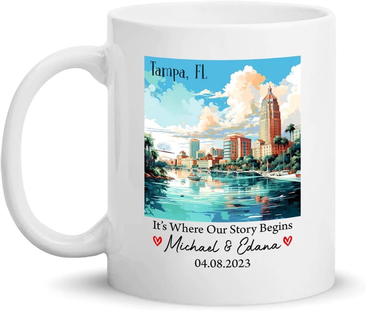 CitySouvenirs Sydney Opera House Coffee Mug, Personalized Sydney