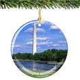 thumbnail image 1 of City-Souvenirs Washington Monument Porcelain Christmas Ornament 2.75 Inches Washington DC Ornaments, 1 of 2