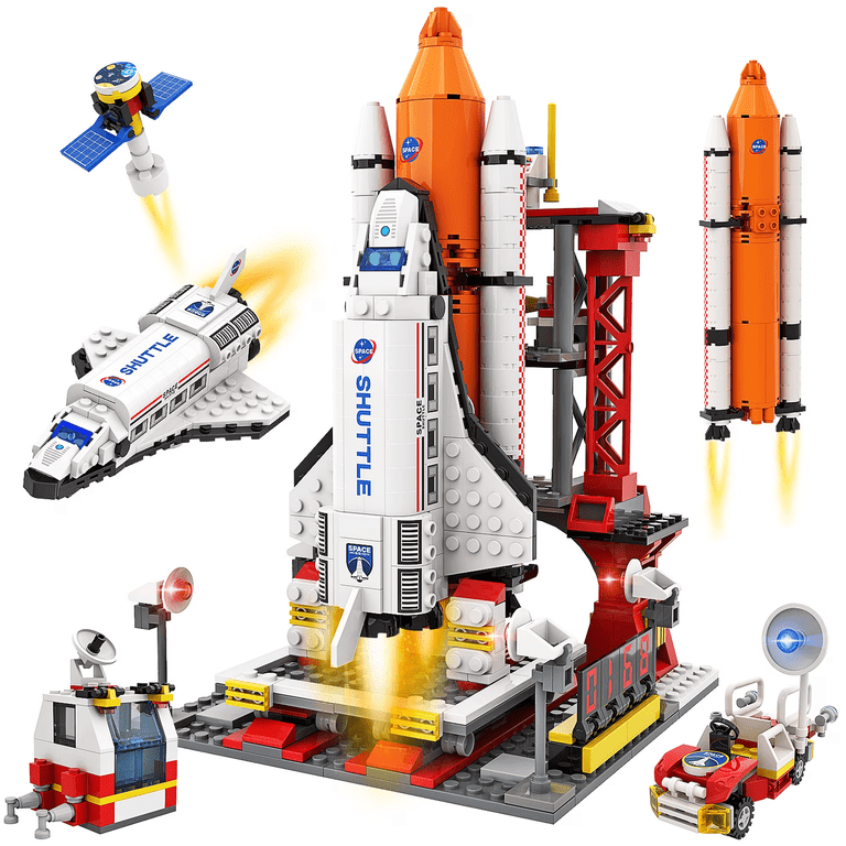 EP EXERCISE N PLAY City Space Exploration Shuttle Toy, 660 pcs