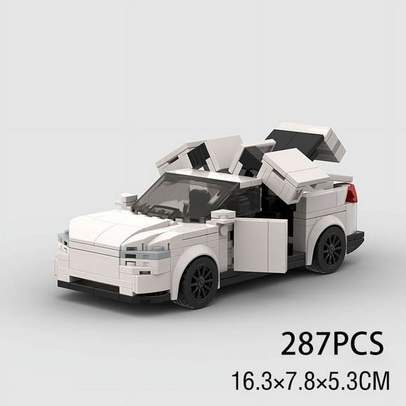 City Speed Champions Car Tesla Model X Brick Great Vehicle Set Racing Building DIY Kid Toy Sport Super Racer Creative Technique