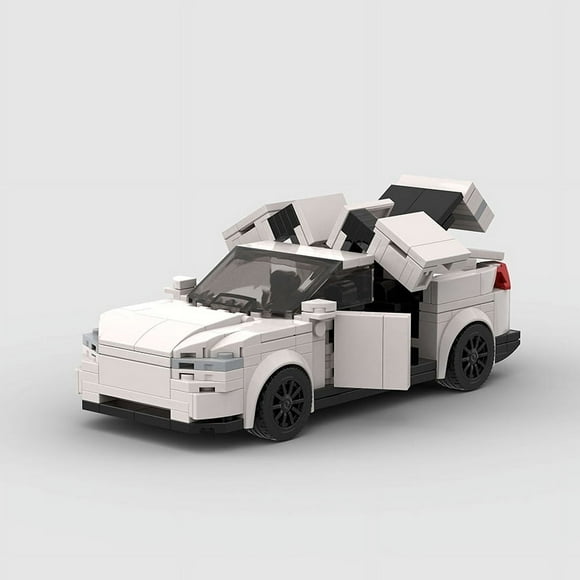 City Speed Champions Car Tesla Model X Brick Great Vehicle Set Racing Building DIY Kid Toy Sport Super Racer Creative Technique