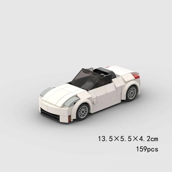 City Speed Champions Garage Racers Cars Sports Bricks Building Model Blocks 350Z Vehicle Super Run Sets Parking MOC Kids Toys