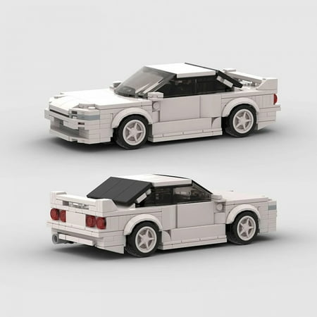 City Speed Champions Racing Car R32 Skyline GT-R Fast & Furious Building Blocks MOC Supercar Racers Vehicle Set Bricks Kids Toys
