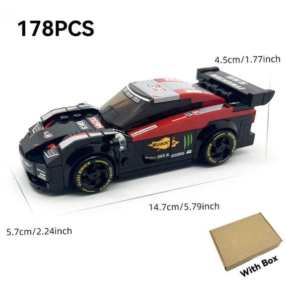 City Speed Sports Racing Car Vehicle Building Blocks Toy Model Kits Set for Enthusiasts Children Boys Christmas Birthday Gift