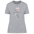 thumbnail image 1 of City Street Bicycle T-Shirt Women -Image by Shutterstock, Female Medium, 1 of 2