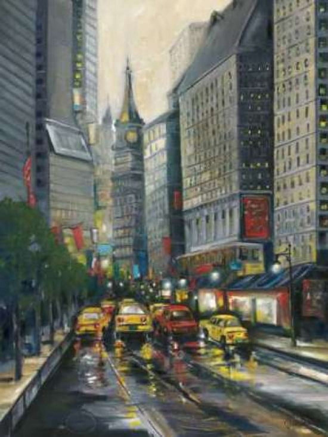 City Street I Canvas Art - J Adams (22 x 28)