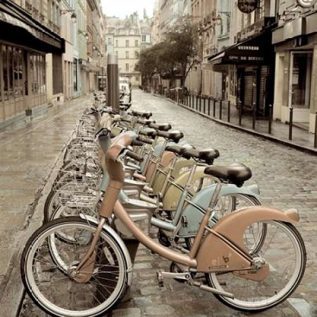 City Street Ride Paris Canvas Art - Alan Blaustein (24 x 24)