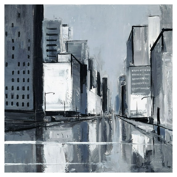 City Street by Shawn Mackey City Street Canvas Art