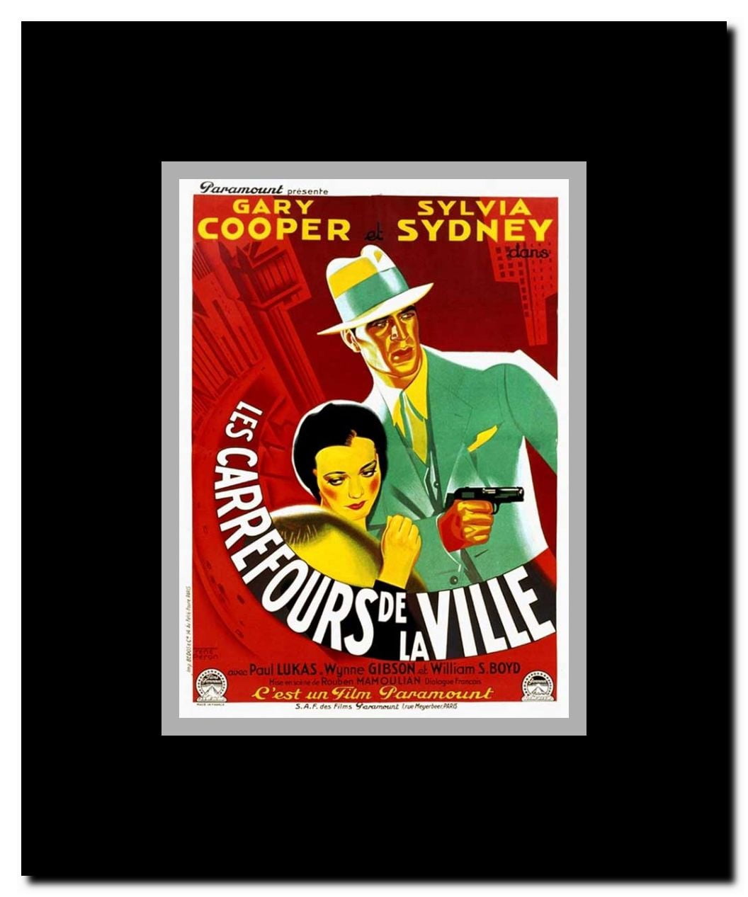 City Streets Framed Movie Poster