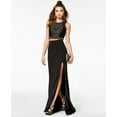 thumbnail image 1 of City Studios 2 Pc. Beaded Halter Gown Black 3, 1 of 1