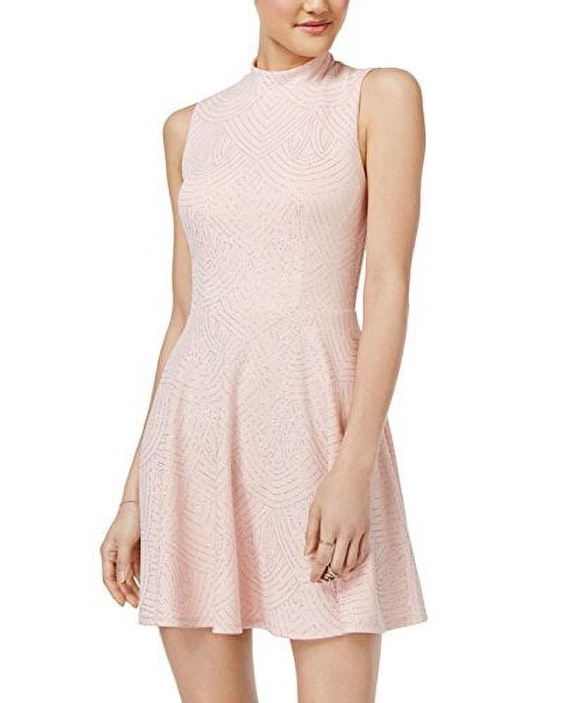 Mock neck skater hot sale dress