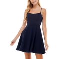 thumbnail image 1 of City Studios Womens Juniors Lace Mini Fit & Flare Dress, 1 of 2