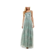 TLC SAY YES TO THE PROM City Studios Womens Juniors’ Sequin Ballgown, Light Green/1