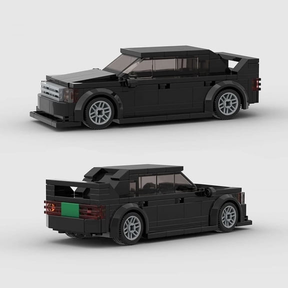 City Technical Car Speed Champions Sports Building Blocks Racing Road 190 E 2.5-16 Evolution II MOC Brick Vehicle Toys Kid Gift
