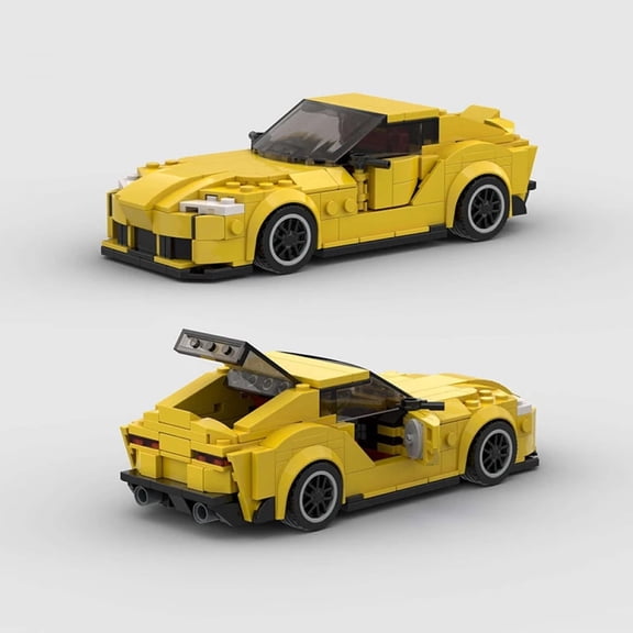City Technical Car Speed Champions Sports Building Blocks Racing Road Moc Brick Set Vehicle Educational Toys Kid GR Supra Mod